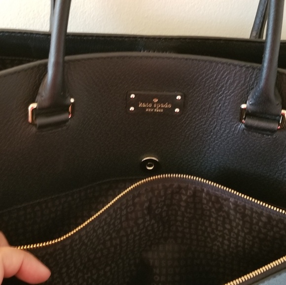 Kate Spade Grove Street Maueve black leather tote - Picture 3 of 4